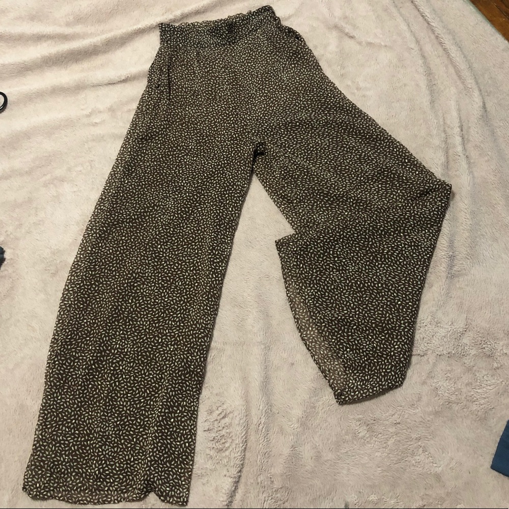 High-waisted loose fashion pants